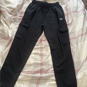 Champion mens Black Jogger Sweatpants
